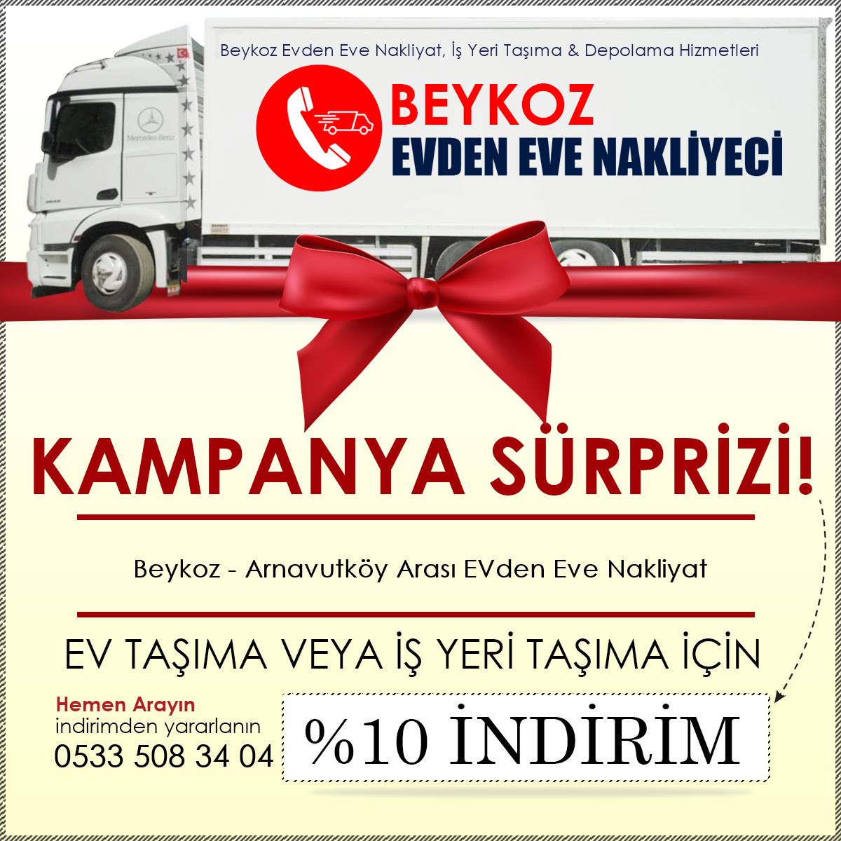 Beykoz - Arnavutköy Arası EVden Eve Nakliyat