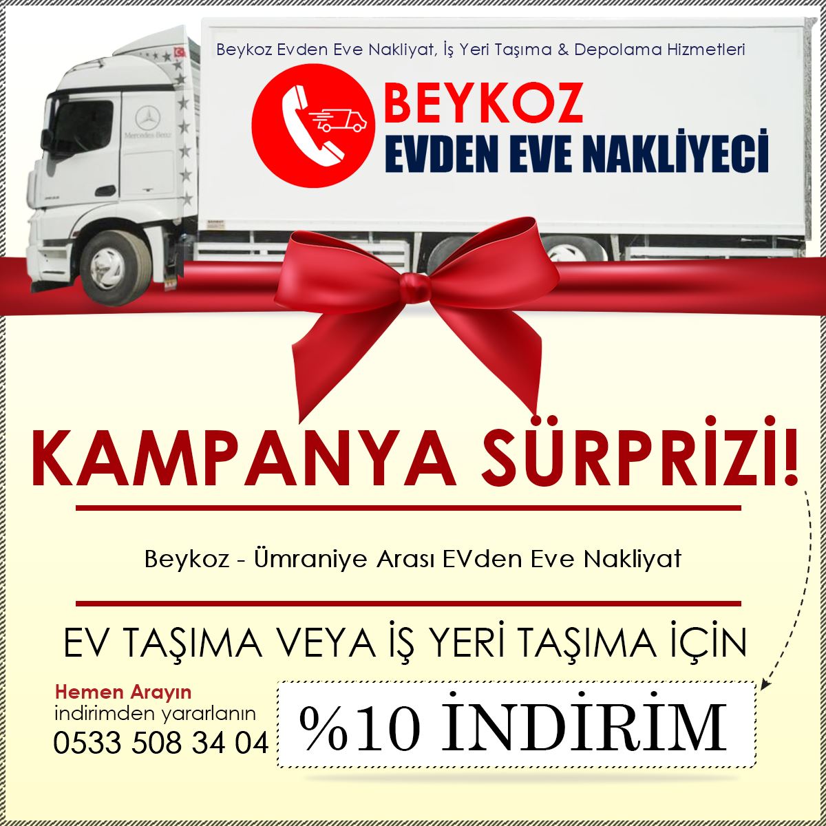 Beykoz - Ümraniye Arası EVden Eve Nakliyat