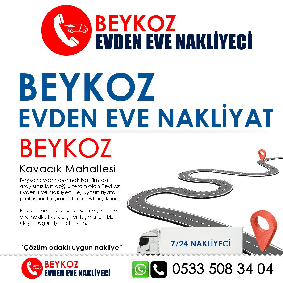 Kavacık EVden Eve Nakliyat ve İş Yeri Taşıma